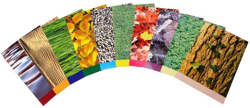 Papel creativo Rastros Naturales 210 * 297 mm - UE