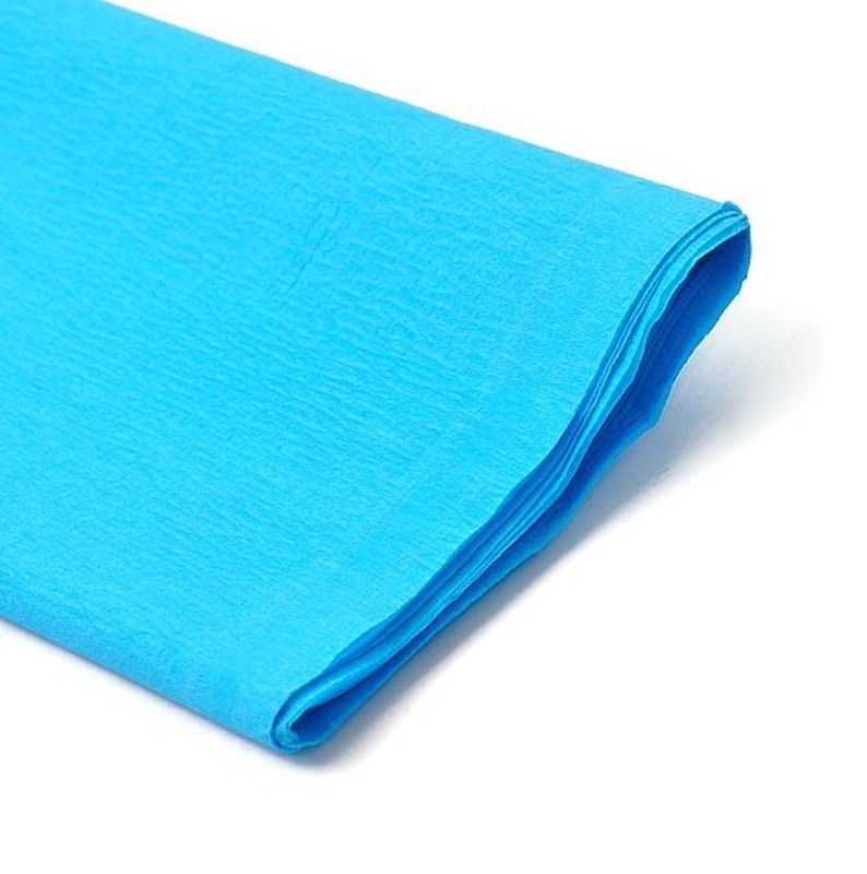 Papel crespón Azul Claro