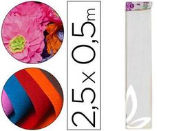 Papel Crespon Liderpapel 50 cm X 2.5M 34G/M2 Blanco