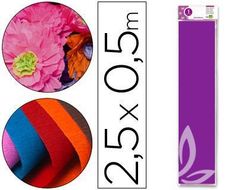 Papel Crespon Liderpapel 50 cm X 2.5M 34G/M2 Violeta