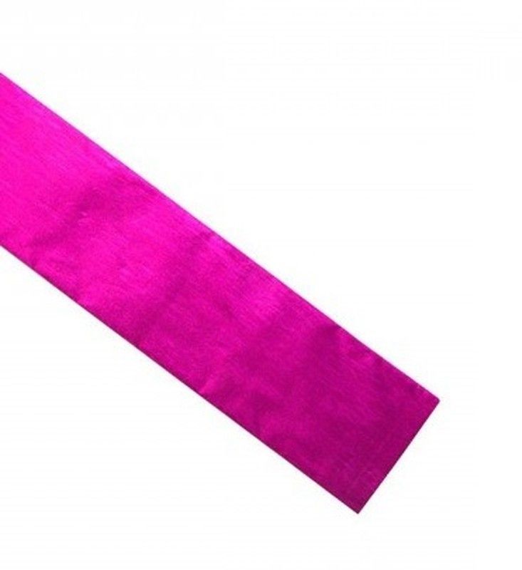 Papel crespón metalizado, Rosa