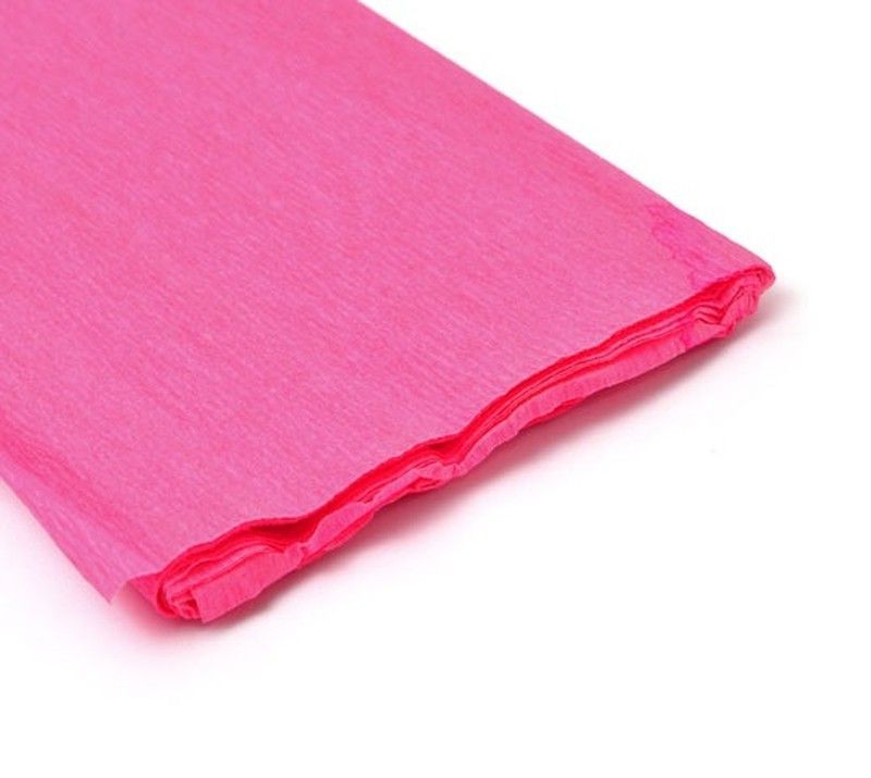 Papel crespón rosa