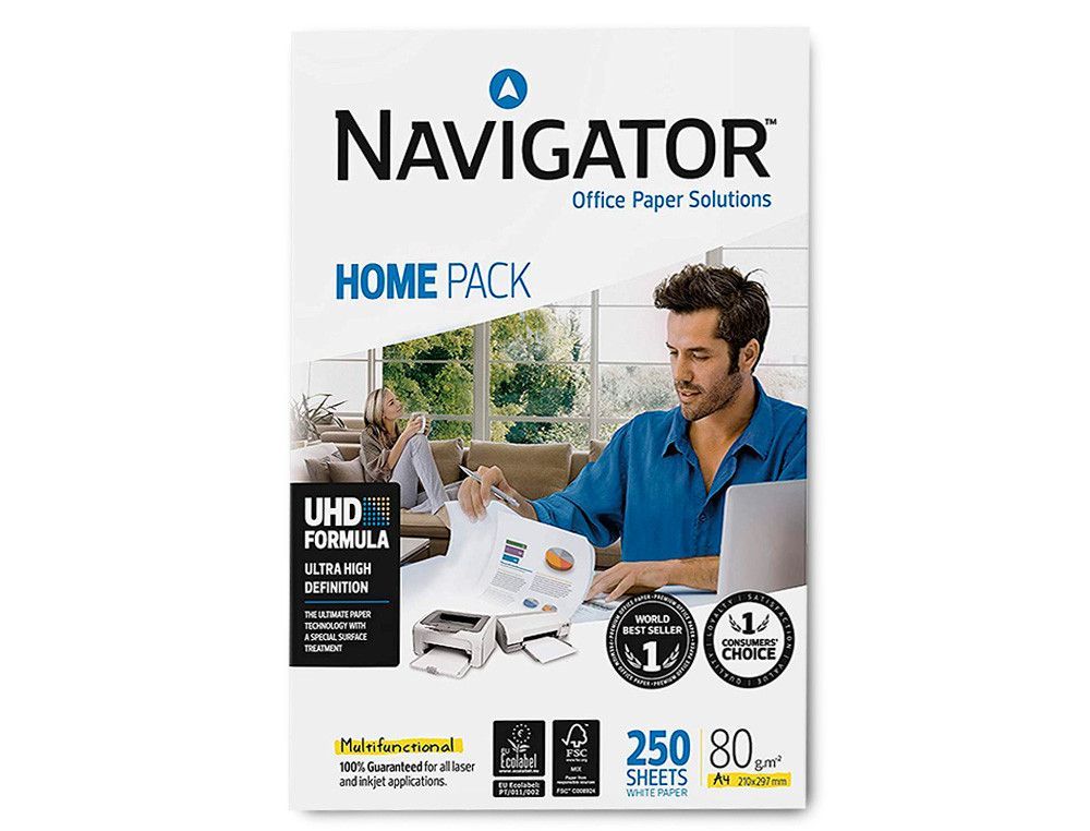 Papel de 250 hojas A4 de 80 gramos Navigator NHP0800012