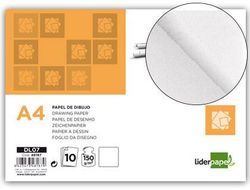 Papel Dibujo Liderpapel 210X297Mm 150G/M2 Sin Recuadropack de 10