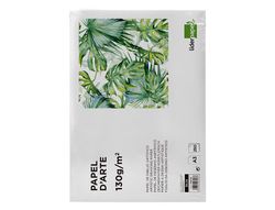 Papel dibujo liderpapel 297x420 mm 130 gr sin recuadro din a3 hoja