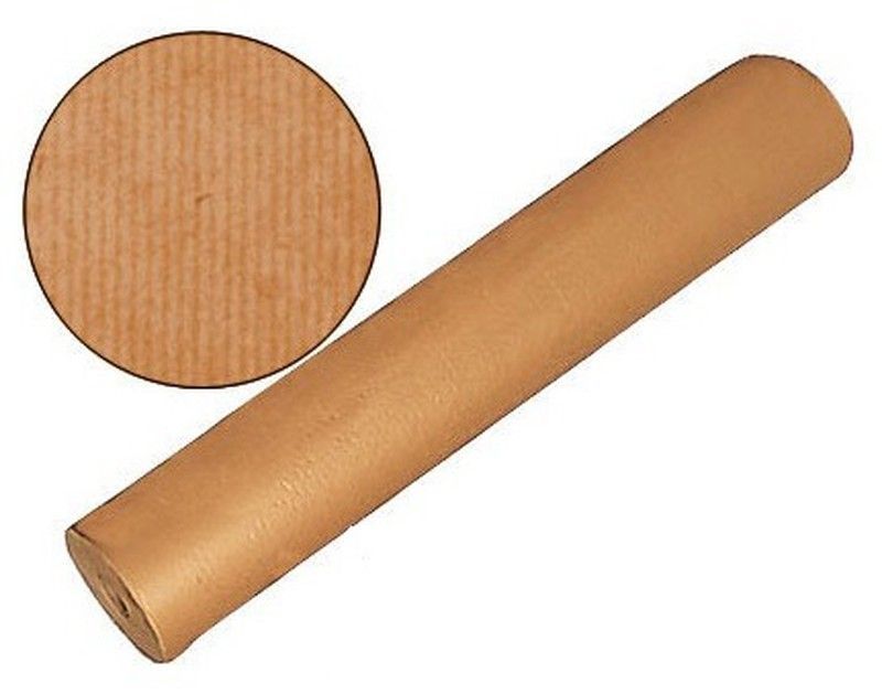 Papel embalar celulosa kraft 1ª, rollo 25 kilos