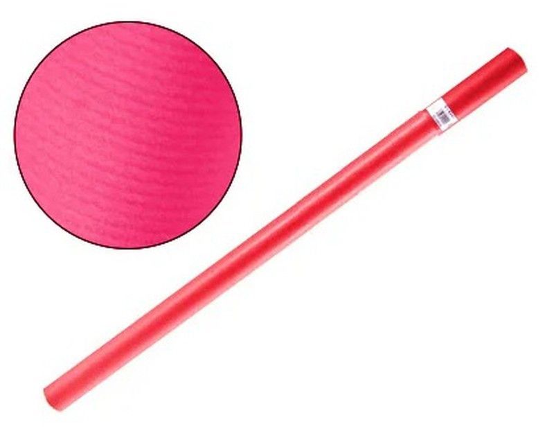 Papel embalar fucsia, rollo 25 metros