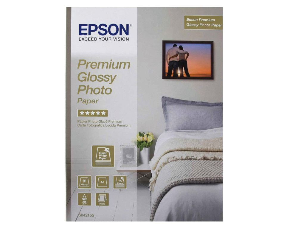 Papel epson premium glossy pho to paper a3 (20hojas) 255gr. 255 gr.