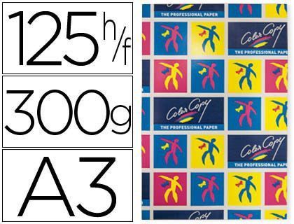 Papel Fotocopiadora Color Copy Mate Din A3+ 300 Gramos Paquete 125 Hojas