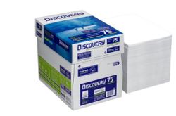 Papel fotocopiadora discovery fast pack din a4 75 gramos papel multiuso ink-jet y laser caja de 2500 hojas