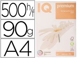 Papel Fotocopiadora Iq Premium Din A4 90 Gramos Paquete de 500 Hojas