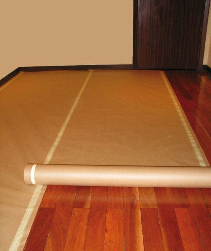 Papel hidrofugo doble encintando