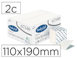 Papel higienico ofyhostel bulkysoft gofrado 2 capas engarzado 110x190 mm