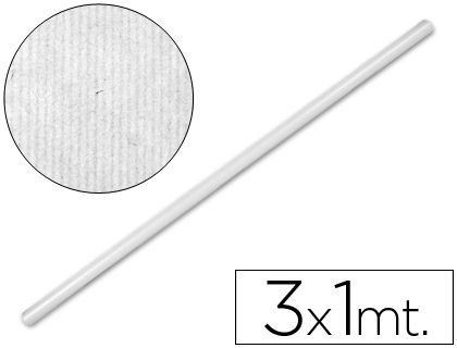 Papel Kraft Liderpapel Blanco -Rollo 3X1 Mt