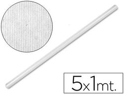 Papel Kraft Liderpapel Blanco -Rollo 5X1 Mt