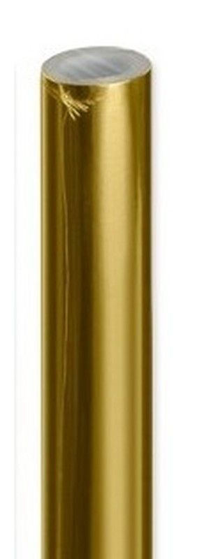 Papel metalizado rollo 25 hojas, dorado