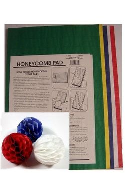 Papel nido de abeja colores surtidos - UE