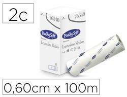 Papel para camilla ofyhostel bulkysoft liso 2 capas rollo 0,60 cm x 100 mt