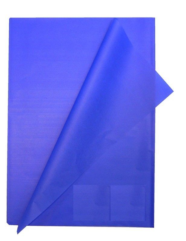 Papel seda 26 hojas 50 x 70 cm, azul oscuro