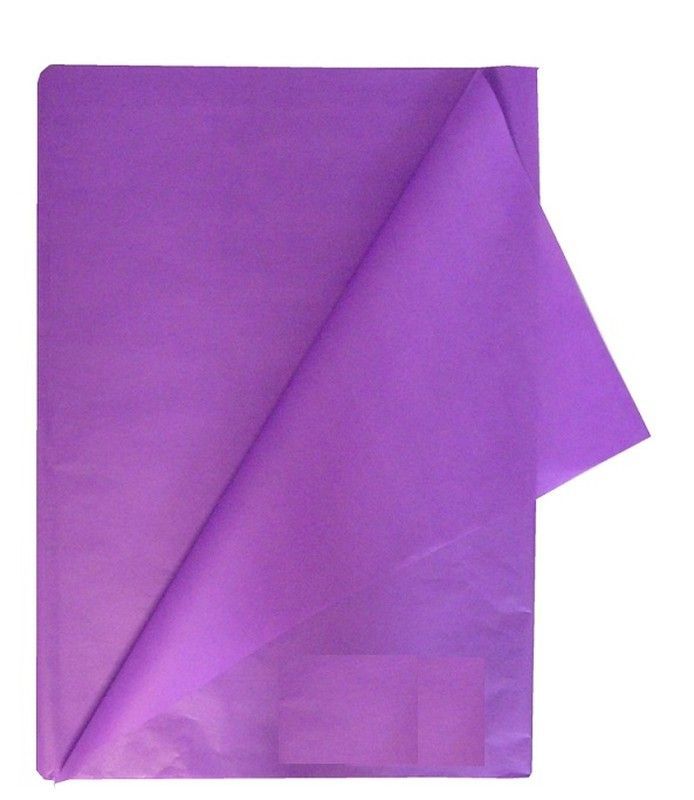 Papel seda 26 hojas 50 x 70 cm, violeta