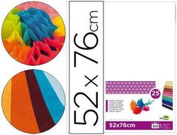 Papel Seda Liderpapel Blanco 52X76 cm 18 Gr -Paquete de 25 Hojas