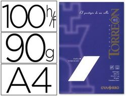 Papel Torreon Blanco Crema A4 90 Grs. Paquete de 100