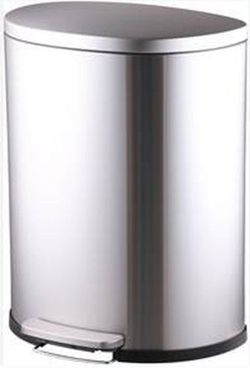 Papelera 50lts Inoxidable con Pedal