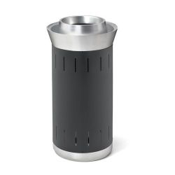 Papelera de acero Lausanne Ø45x80 cm