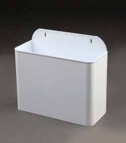 Papelera estándar mural pintada