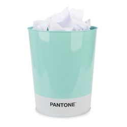 Papelera Pantone turquesa lata Balvi Idea Regalo