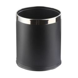 Papelera redonda 10lts doble cuerpo