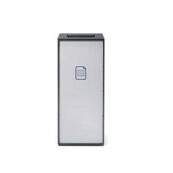 Papelera Zurich de Acero Inoxidable, de 24 x 35 x 71 cm  y  55 L