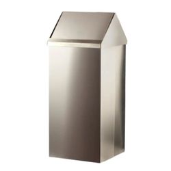 Papeleras tapa basculante acero inoxidable de 70y100lts