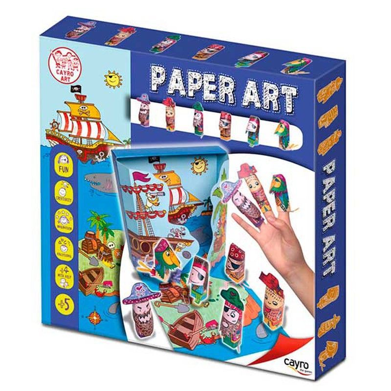 Paper Art Marionetas Piratas