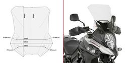 Parabrisas completo givi  sz. Dl 650 v-strom (17 > 21)
