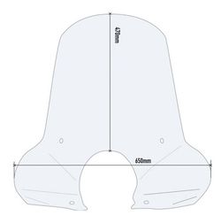 Parabrisas givi sym symphony s 09>20 sin herrajes givi 7053a