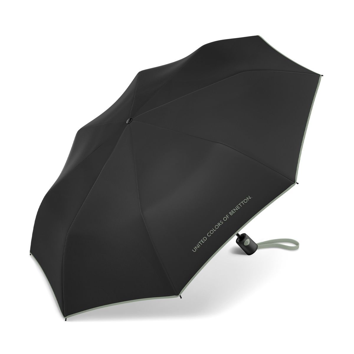 Paraguas Benetton Mini AC Black-Icebergs.