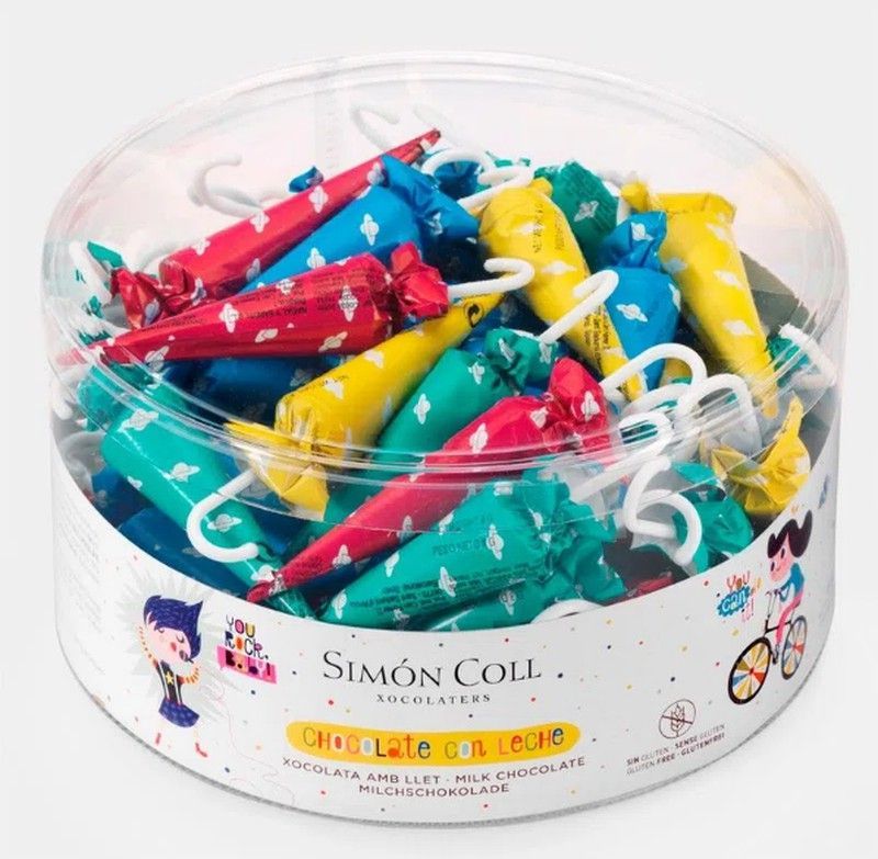 Paraguas Chocolate Planetas 8Gr 60Uds Simon Coll
