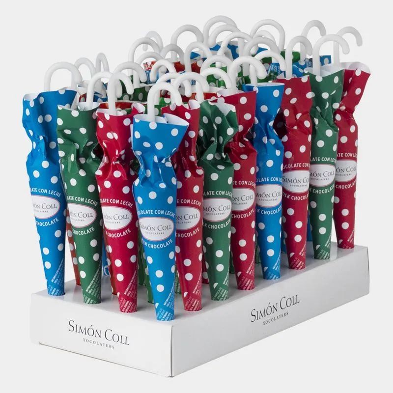 Paraguas Grande de chocolate Topos 15gramos de Simon Coll