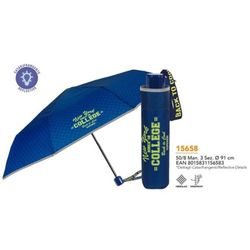 Paraguas Inf. Plegab. Manual Azul 15658