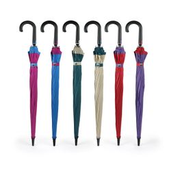 Paraguas Largo Mujer Auto 16 varillas elegir color al hacer pedido 65/16-Ø110cm