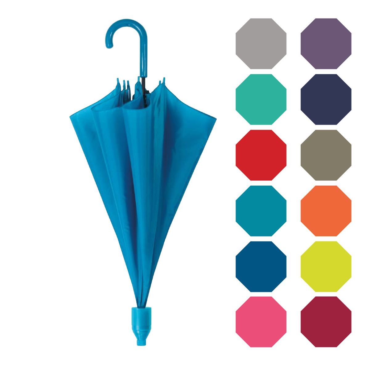 Paraguas Largo Mujer Auto Liso con copa de goteo 61/8 -Ø102cm elegir color al hacer pedido