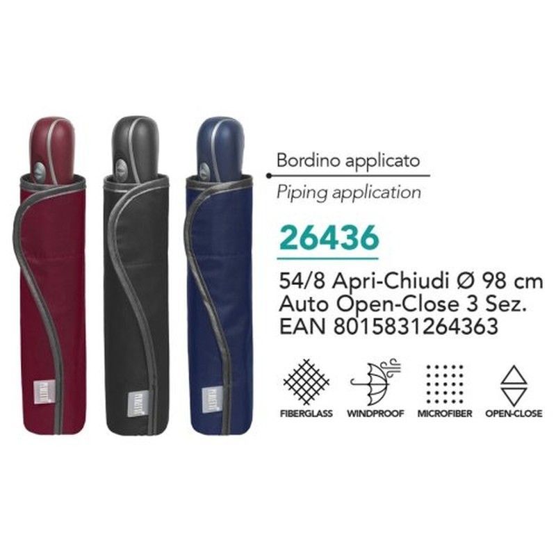 Paraguas Unisex Pleg.Abr/Cierra 26436