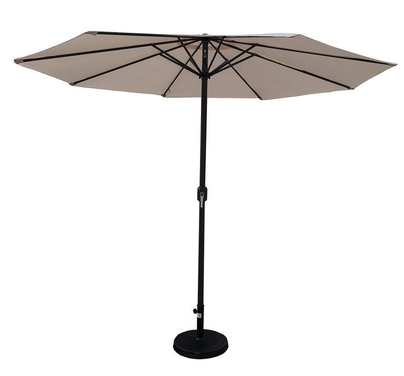 Parasol garden aluminio 3 metros color beige