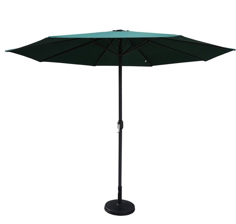 Parasol garden aluminio 3 metros color verde