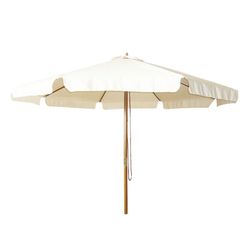 Parasol Madera 3 M Crudo.Polea