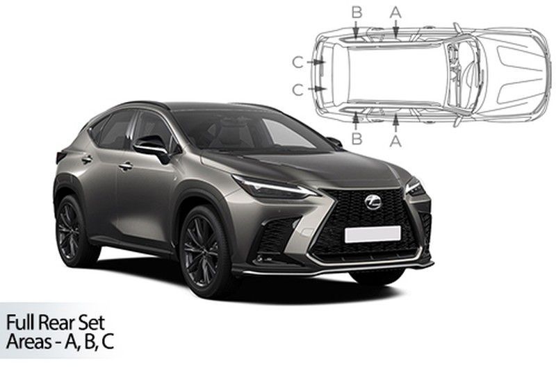 Parasoles a medida Lexus NX350 22>