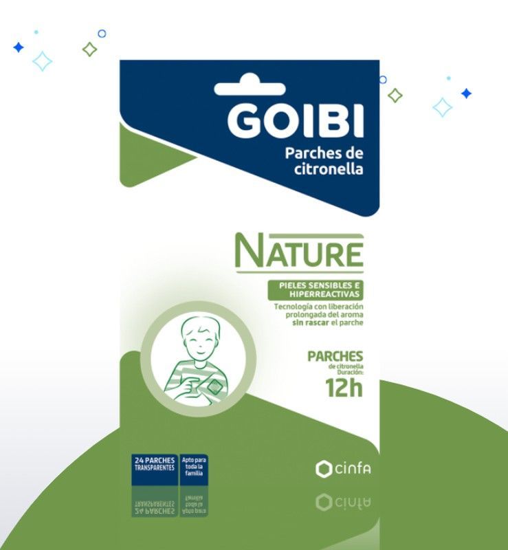 Parches Naturales de Citronela Goibi 24 parches