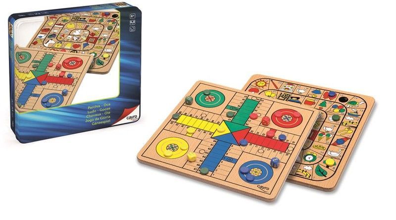 Parchis oca caja metal