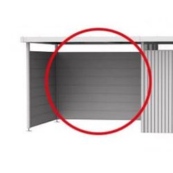 Pared trasera Tam. L para Tejado lateral para Caseta Highline